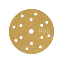 Disque abrasif auto-agrippant Ø150 mm NTools HMF 7 - 15 trous, anti-encrassement, lot de 10