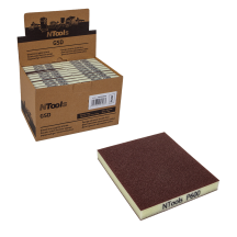 Éponge abrasive double face NTools GSD - Bloc de poncage très souple, 20 pcs