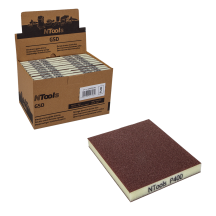 Éponge abrasive double face NTools GSD - Bloc de poncage très souple, 20 pcs