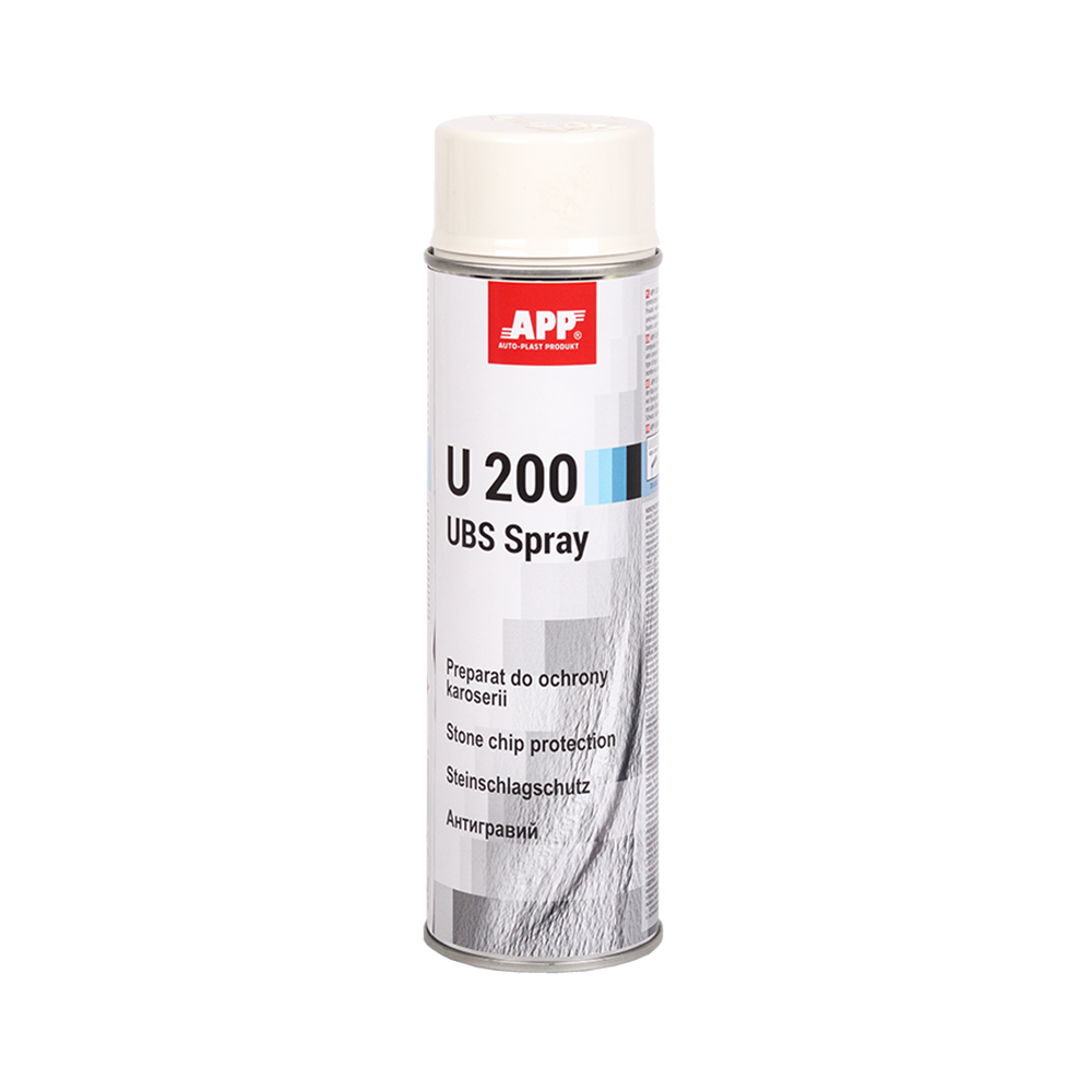 Protection antirouille antigravillon en bombe pour bas de caisse et carrosserie APP U200 UBS Spray 500ml
