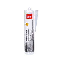 Mastic polymère pulvérisable jaune APP MS Polymer - Elastique, pour carrosserie, 290ml