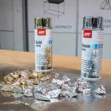 Bombe Peinture Chrome Finition effet chrome satine APP Chrom Spray 400ml