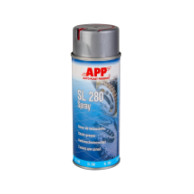 Lubrifiant synthétique pour chaînes APP SL 280 Spray - Réduit les frottements, protège de l’humidité, 400 ml