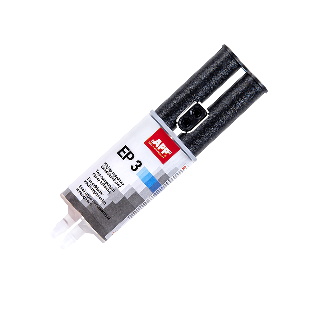 Colle epoxy bi-composant Rasine epoxy transparente + durcisseur Transparente APP EP 3 30ml