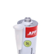 Colle pare-brise polyuréthane APP Auto Glass - Haute viscosité, absorbe vibrations et chocs, 310 ml