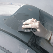 Mastic carrosserie voiture avec de la poussire d'aluminium Gris APP Alu 1,8kg