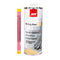 Mastic pour carrosserie voiture polyester universel beige clair APP Poly Plast