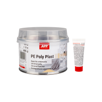 Mastic APP Poly Plast - Grain moyen et souplesse moyenne, pour carrosserie voiture, 0,6 kg