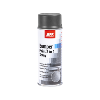 Peinture structurée gris pare-chocs en bombe APP Bumper Paint 2 in 1 - Reproduit la texture d’origine, 400 ml
