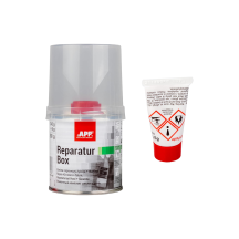 Kit de reparation APP Reparatur Box - Résine polyester avec tissu de verre 0,25 kg