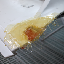 Kit reparation carrosserie voiture fibre de verre résine durcisseur APP Reparatur Box 250g