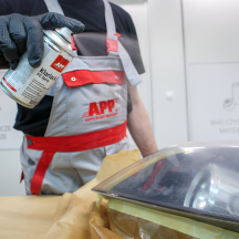 Bombe vernis pour la renovation phare voiture 2K brillant APP Klarlack FD Spray 250ml