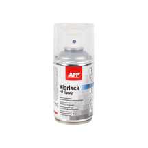 Vernis 2K transparent incolore en bombe APP Klarlack FD - Pour les phares de voiture, 200 ml
