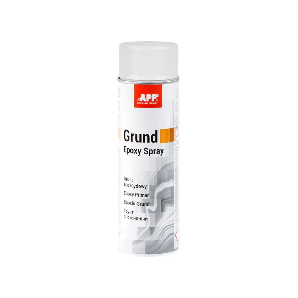 Peinture epoxy en bombe apprêt antirouille pour metal, aluminium, acier APP Epoxy Grund Spray 500ml