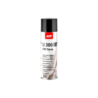 Anti gravillon antirouille en bombe noir pour carrosserie voiture APP U300 Spray 500ml