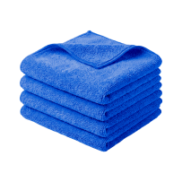 Chiffon microfibre attrape-poussière APP MF Cloth bleu - Haute absorption, spécial résidus de cire et polish, 40 x 40 cm, lot de 3