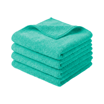 Chiffon microfibre attrape-poussière APP MF Cloth vert - Sans traces, sans rayures, 40 x 40 cm, lot de 3