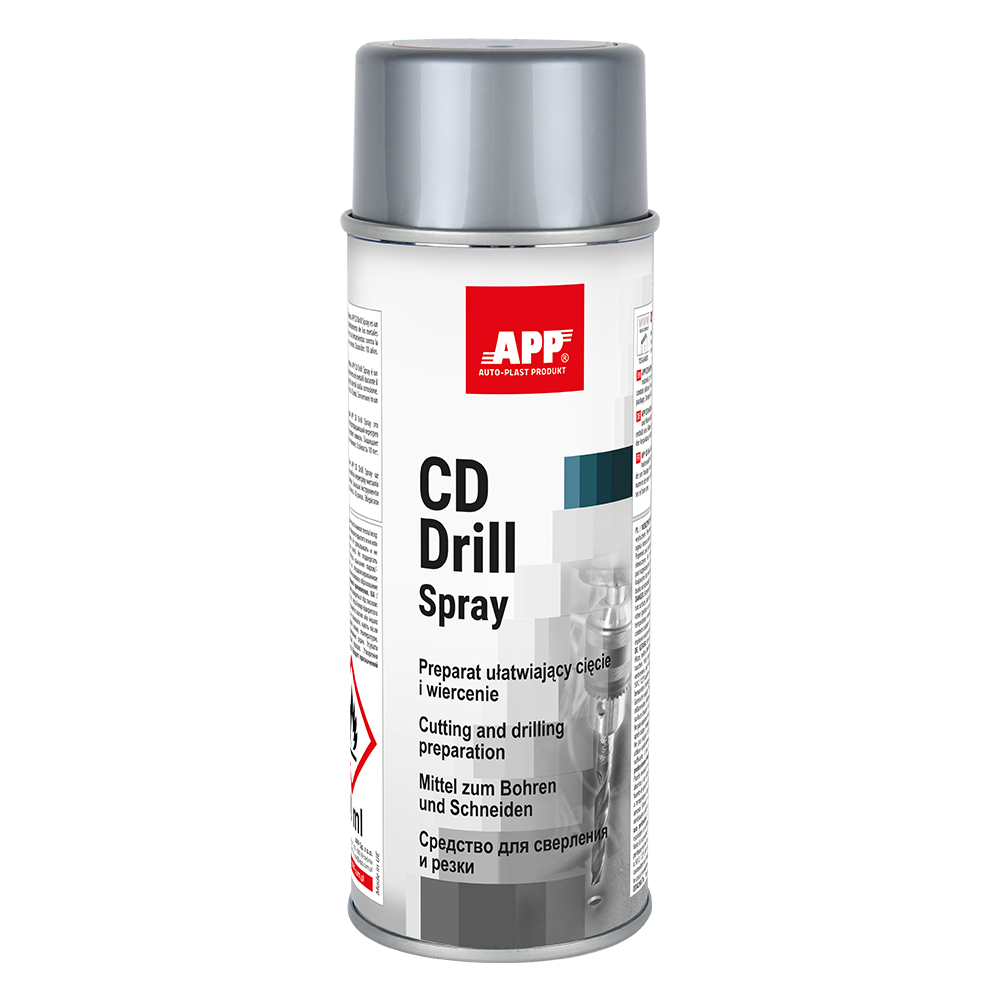 Huile de coupe en spray APP CD-Drill 400 ml (perçage métaux)