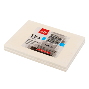 Spatule caoutchouc pour mastic carrosserie - APP S GUM x2