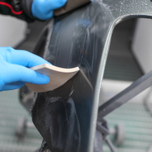 Spatule caoutchouc pour mastic carrosserie - APP S GUM x2