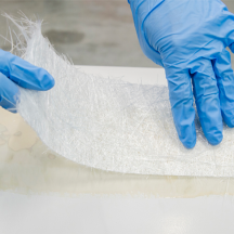 Mat fibre de verre 300 g/m² - APP MS 300 (0,5 m²)