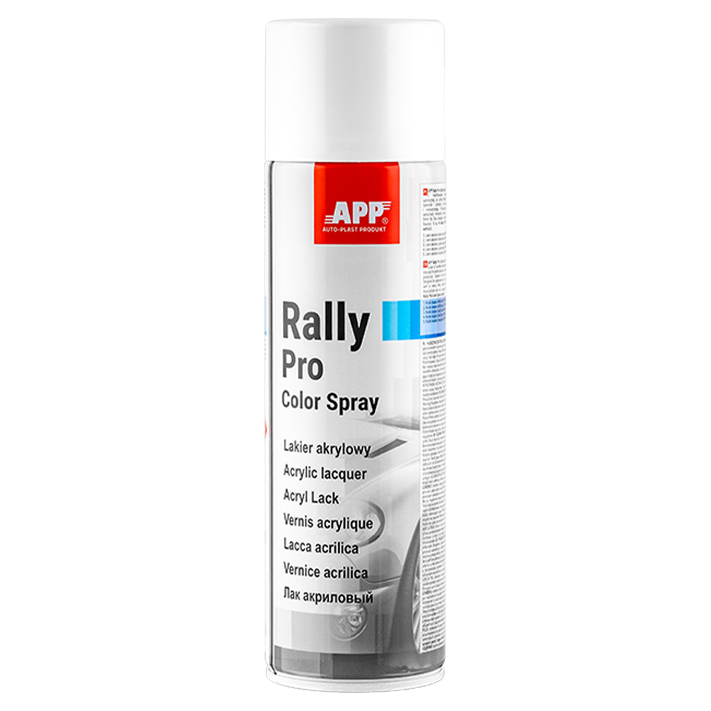 Bombe peinture acrylique 500 ml – APP Rally PRO Color Spray