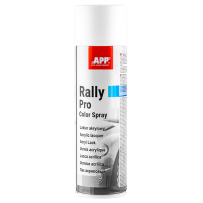 Bombe de peinture blanche maté APP Rally Pro - Peinture acrylique à base de résine synthétique modifiée, 600 ml