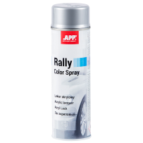 Bombe de peinture argentée pour jantes brillante APP Rally - Peinture acrylique, 600 ml