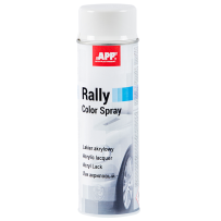 Bombe de peinture blanche brillante APP Rally - Peinture acrylique, 600 ml