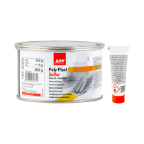 Mastic polyester APP Poly Plast Softer - Très souple, séchage rapide, 0,5 kg