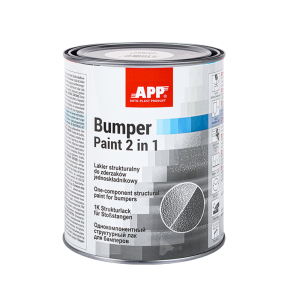 Peinture pare-choc structurale satin 1L  – APP Bumper Paint 2 in 1