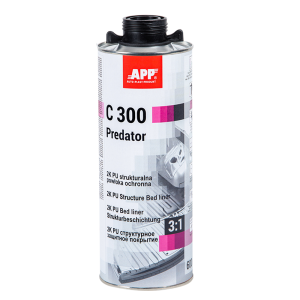 APP Predator C300 3:1 600 ml – Revêtement PU 2K structuré Noir