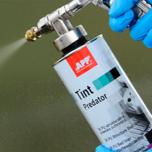 Revêtement PU structuré 2K teintable – APP Tint Predator 3:1 + Harter