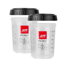 Gobelets rigides pour pistolet à peinture APP FPS+, 200 ml à 850 ml