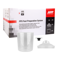 APP FPS Godet peinture jetable – 400 ml, 190 µm, gobelets souples