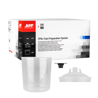APP FPS+ Godet peinture jetable – gobelets souples avec filtre et bouchon