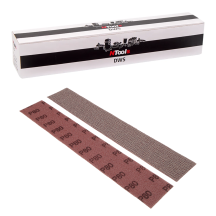 Bande abrasive en maille auto-agrippante NTools DWS - Compatible avec l’aspiration des poussières, 50 pcs