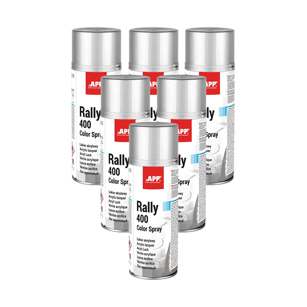 Lot de Bombe de peinture APP Rally - Peinture acrylique, 400 ml