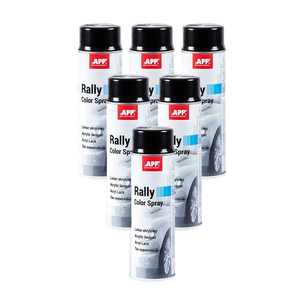 Lot de Bombe de peinture APP Rally - Peinture acrylique, 500 ml