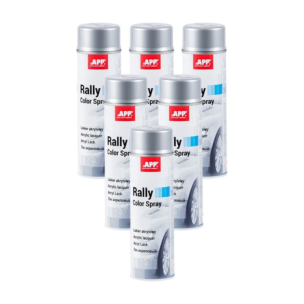 Lot de Bombe de peinture APP Rally - Peinture acrylique, 500 ml