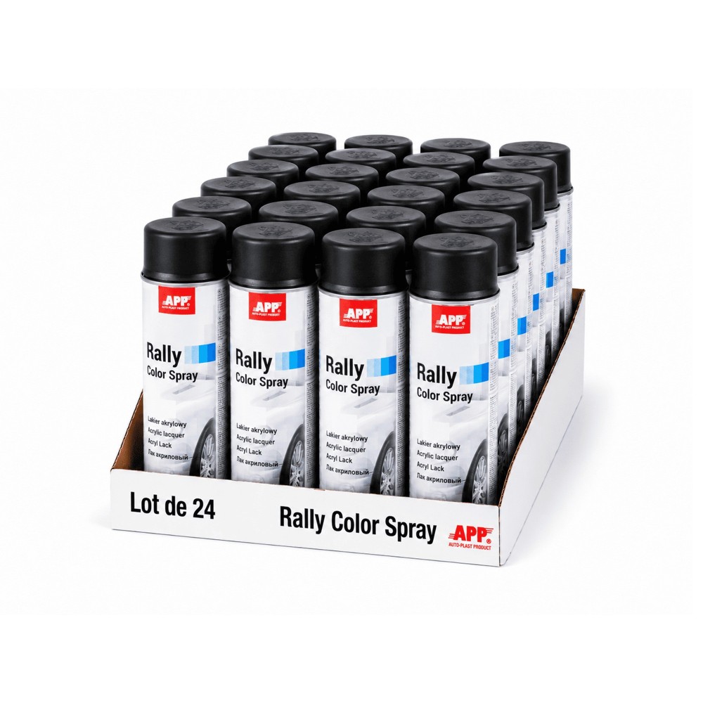 Lot de Bombe de peinture APP Rally - Peinture acrylique, 500 ml