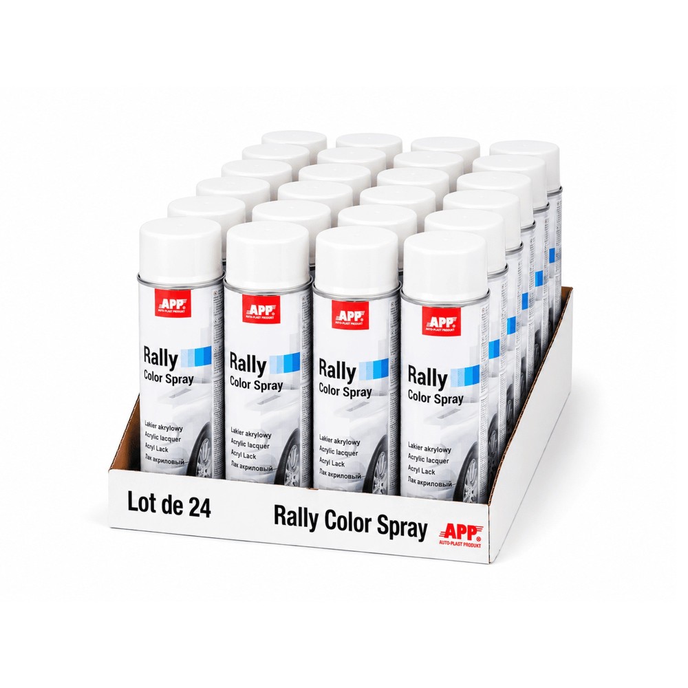 Lot de Bombe de peinture APP Rally - Peinture acrylique, 500 ml