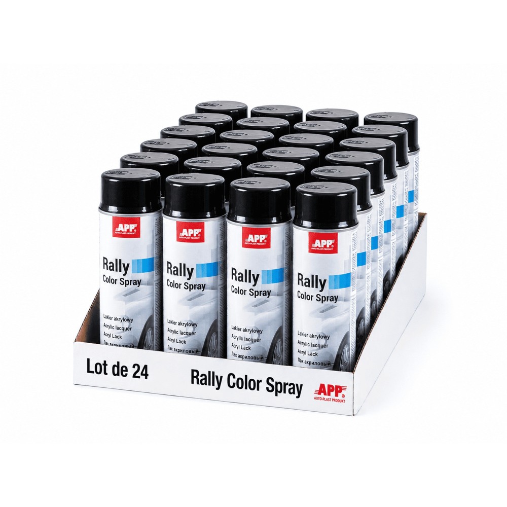 Lot de Bombe de peinture APP Rally - Peinture acrylique, 500 ml