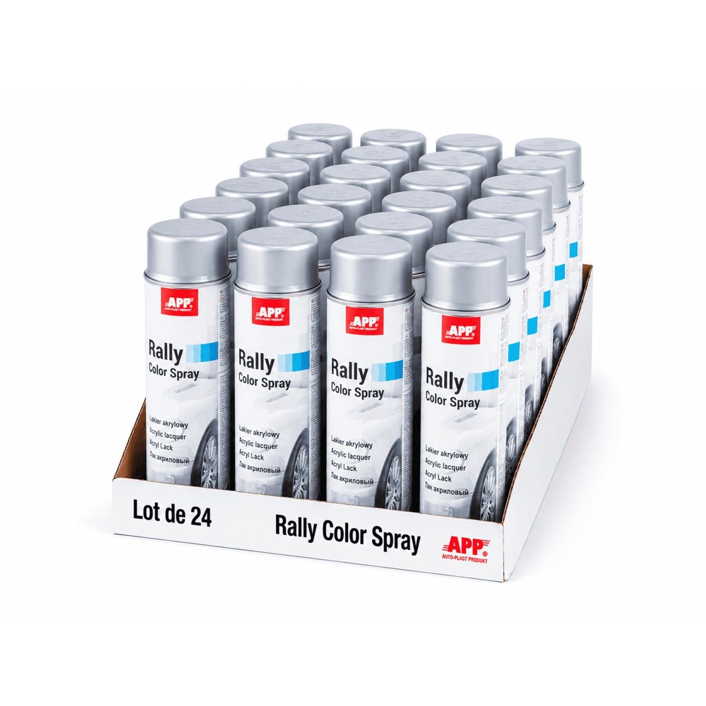 Lot de Bombe de peinture APP Rally - Peinture acrylique, 500 ml