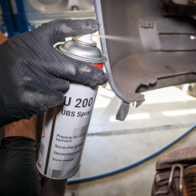 Lot de Protection anti-gravillon en bombe APP U200 UBS Spray - Pour bas de caisse et carrosserie, recouvrable, 500 ml