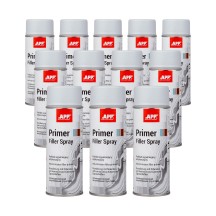 Lot de Apprêt garnissant anticorrosion en bombe APP Primer Filler - Adhérence multi-supports, séchage rapide, 400 ml