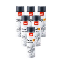 Lot de 6 Apprêt époxy en bombe gris foncé APP Grund Epoxy - Protection anticorrosion, forte adhérence, 500 ml