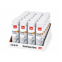 Lot de Apprêt époxy en bombe APP Grund Epoxy - Protection anticorrosion, forte adhérence, 500 ml