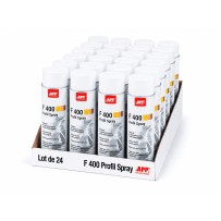 Lot de 24 Cire pour corps creux en bombe transparente APP F400 Profil Spray - Avec sonde, hydrofuge, 500 ml