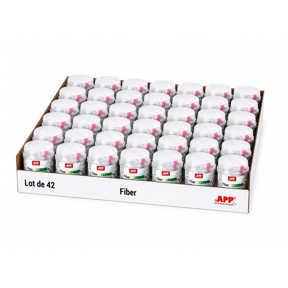 Lot de Mastic fibre de verre APP Fiber - Pour fortes irrégularités, résistance mécanique élevée